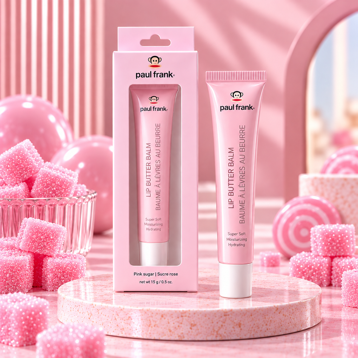 Paul Frank Lip Butter Balm – Pink Sugar